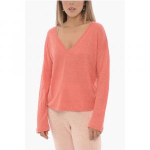 Льняной свитер с V-образным вырезом Woolrich, Multicolor