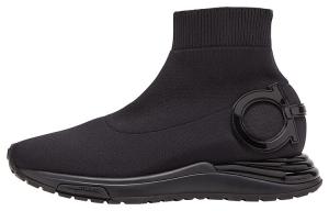 Обувь для образа жизни женская с высоким берцем черного цвета Ferragamo