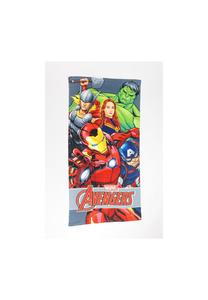 Многоцветное полотенце Avengers 140x70 см, 100% полиэстер для фанатов супергероев Marvel