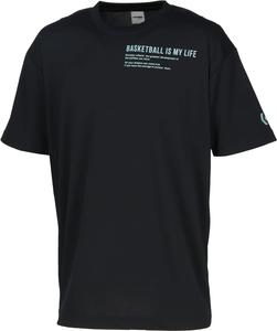 Баскетбольная футболка Converse CB252363 с коротким рукавом и принтом, влагоотводящая, быстросохнущая, унисекс, черный/серый