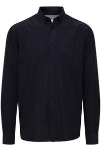 Повседневная рубашка !Solid Regular fit Button Up Shirt JUAN, темно-синий