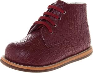 Детские кроссовки Josmo для первого шага, обувь для первых шагов малыша унисекс, Burgundy Full Woven