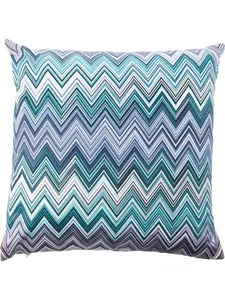Подушка Jarris с узором зигзаг Missoni Home, серый