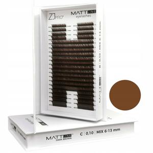 Project Lashes, Brown Zj Pro Mattline Dark Brown Brown Mix B 0.10