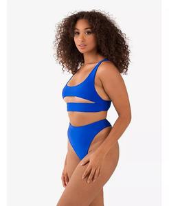 Женский бикини-топ Lucky и трусики-стринги Wish Thong MBM Swim, коричневый/бежевый