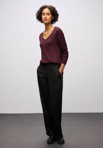 Джемпер Street One V-NECK, Rot/Bordeaux