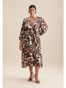 Платье до колена Seidensticker, средне-синий