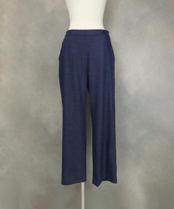 Широкие прямые брюки Studio Picone, цвет Navy (060)