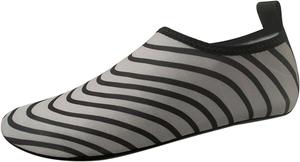 Обувь для плавания для женщин и мужчин, плавательные носки, сетчатые дышащие легкие кроссовки для ходьбы, плавания, пляжа, бассейна, йоги, серфинга Generic, темно-серый