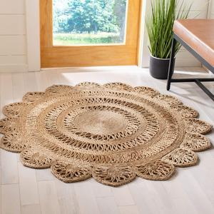 SAFAVIEH, 244 x 244 см, Natural Fiber Round Collection ручной работы бохо кантри шарм джутовый ковер