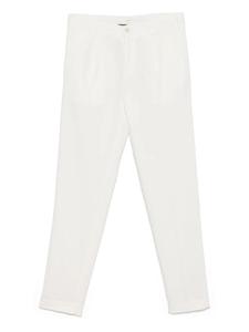 Брюки со складками Incotex, белый