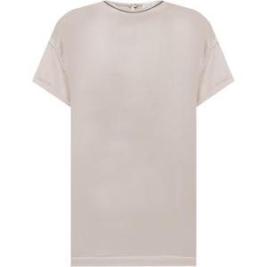 Футболка Regular женская Brunello Cucinelli, бежевый