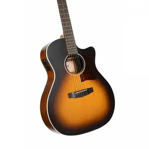 Cort GA1E Grand Auditorium Акустико-электрическая гитара с вырезом, тип корпуса - Open Pore Sunburst