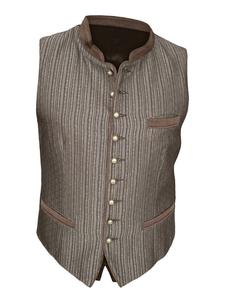 KRÜGER Традиционный жилет 951565 коричневого цвета