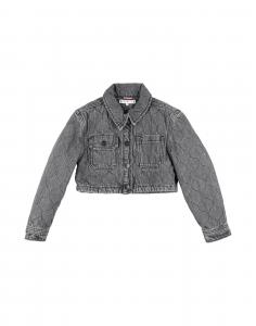 Джинсовая куртка для девочек Tommy Hilfiger, серый