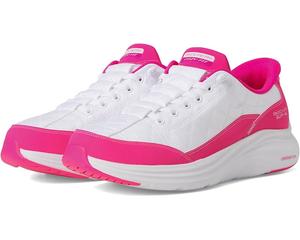 Кроссовки SKECHERS Contour Foam - Cozy Fit Hands Free Slip-Ins, цвет White Hot Pink