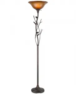 Факел из сосновой шишки Cal Lighting, янтарный