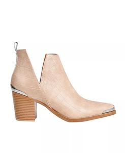 Ботильоны Austin Croc с тиснением Belle & Bloom, розовый