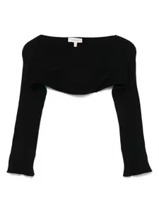 Болеро в рубчик TWINSET Kids, черный