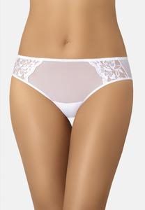 Трусы Teyli Mesh mit floraler Spitze Samanta, белый