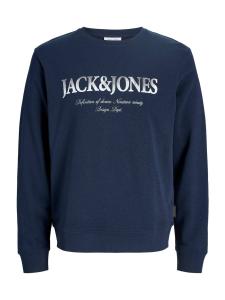 Jack & Jones Plus Свитшот 'JJDevin Daytona' в цвете Navy