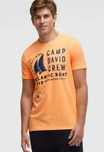 Футболка с принтом этикетки mit Camp David, Sunrise Neon