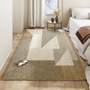 AOVOC Ковер 120х160 см из искусственной шерсти для спальни/гостиной, Zhen-Bedside Rug-Thick Version-04