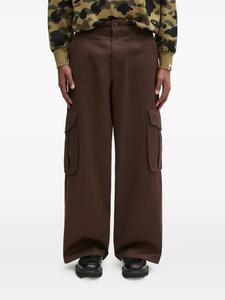 Брюки-карго Kenzo из хлопка, коричневый