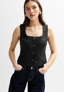 Жилет SQUARE NECK New Look, черный