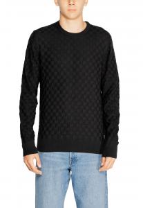 Джемпер Calvin Klein с узором, черный