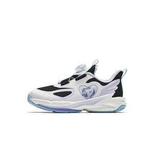 Детские кроссовки XIAOMABAOLI x Flying Knight с противоскользящим и износостойким дышащим верхом Antakids, белый/черный/фиолетовый