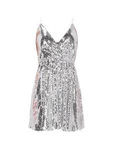 Faina Женское платье серебристого цвета