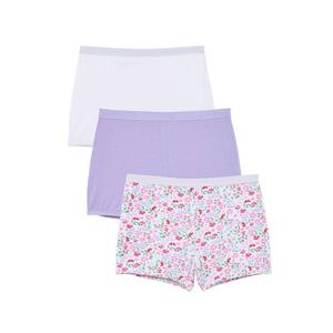 Комплект из 3 женских шорт для мальчика больших размеров Comfort Choice, цвет Floral Bloom