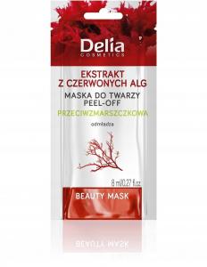 DELIA Маска-пленка для лица с экстрактом водорослей, 8 мл