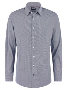 Рубашка на пуговицах классического кроя HECHTER PARIS, темно-синий