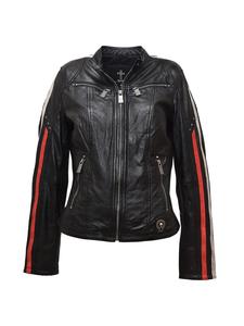 Кожаная куртка Dara черная Roberto Geissini