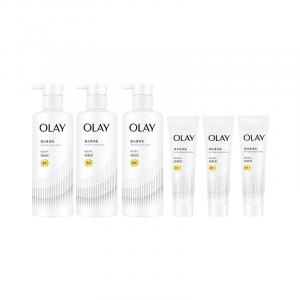 Olay Осветляющая сыворотка, лосьон для тела, отбеливающий, удаляющий темные пятна, увлажняющий, подтягивающий 2 упаковки: 260 г*2 + 30 г*2 / 260 г*3 + 30 г*3