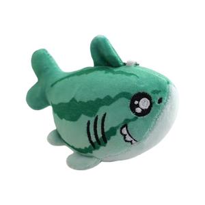 Креативная необычная акула семейство Shark Fork, скульптура акулы, плюшевые куклы-горлянки с подвеской акулы высота 12см DUOMIAOYOU