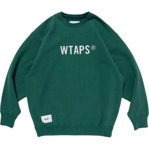 WTAPS Рубашка Logo-embroidered Cotton Sweatshirt