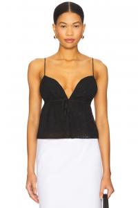 Топ "baby doll" Krystal от More To Come, black