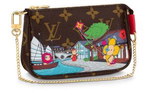 LOUIS VUITTON Pochette Felicie Coated Canvas 3 в 1 клатч, кроссбоди, мини-сумка через плечо для женщин, коричневый