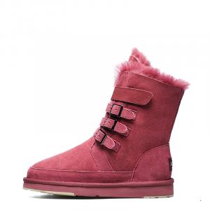 Термоботинки Thermal Crew Snow Boots унисекс Au&Mu, красный