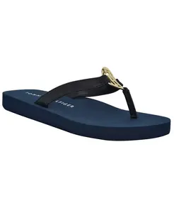 Женские шлепанцы Crelina Logo Flip Flop Tommy Hilfiger, синий