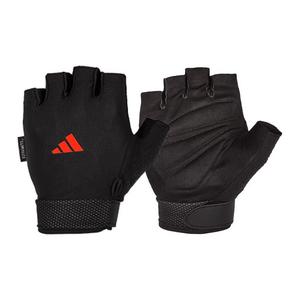 Полиамид/эластан фитнес-перчатки Unisex Adidas, 1241 черный красный fitness gloves [fits palm/prevents calluses]