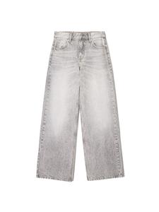 Джинсы с широкими штанинами Bershka, Light grey
