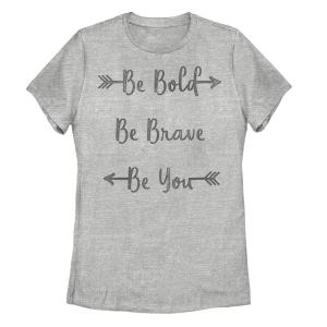 Футболка с рисунком стрелок для юниоров «Be Bold, Be Brave Be You»