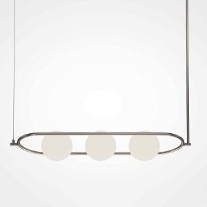 Подвесной светильник Maytoni Decorative Lighting Erich Typ A, матовое стекло/алюминий - 3 лампы