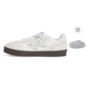 Износостойкие, легкие, нескользящие, низкие туфли для скейтбординга унисекс Ollieskate, White Silver (White/Lace Shoelace)