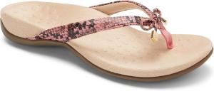 Женские сандалии Vionic Rest Bella с ремешком между пальцами- поддерживающие ортопедические сандалии с трехзонным комфортом и поддержкой свода стопы, шлепанцы для женщин, размеры средней и широкой полноты 5-12, розовый