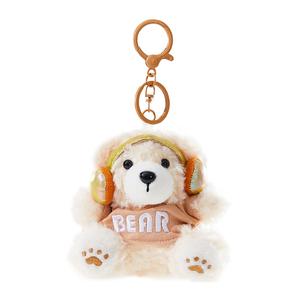 Коллекционные плюшевые куклы Cookies Bear в виде подвесных наушников высотой 10 см The Green Party, Cookie белый Bear зеленый Headphone Pendant 82080644300-3